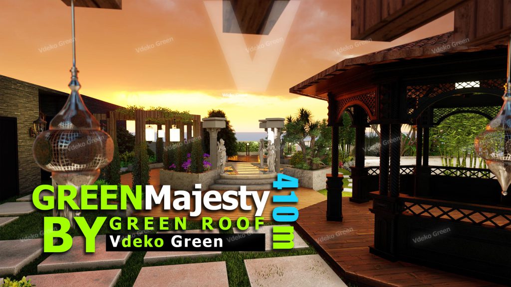 روف گاردن ( بام سبز ) - Green Majesty - ویدکو گرین