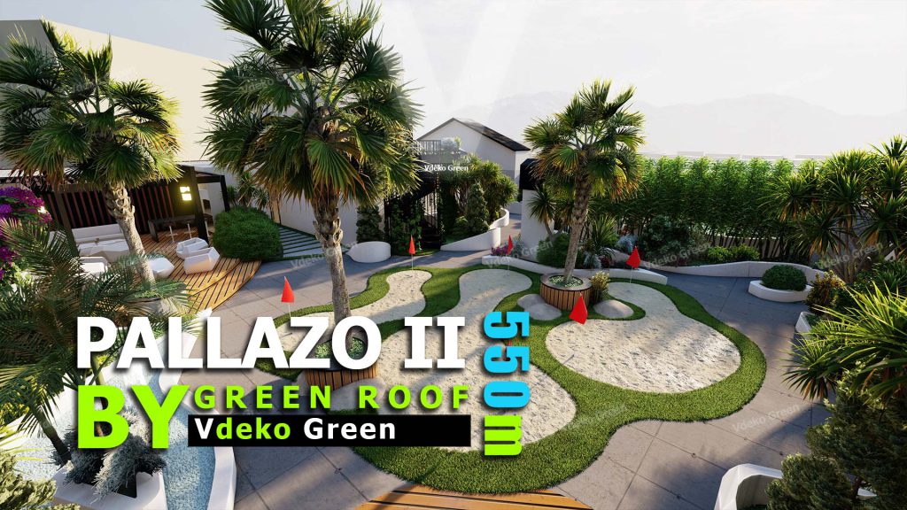 روف گاردن (بام سبز ) پروژه پالازو 2 - Green Roof - Roof Garden